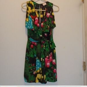 Tracy Reese romper faux wrap sleeveless